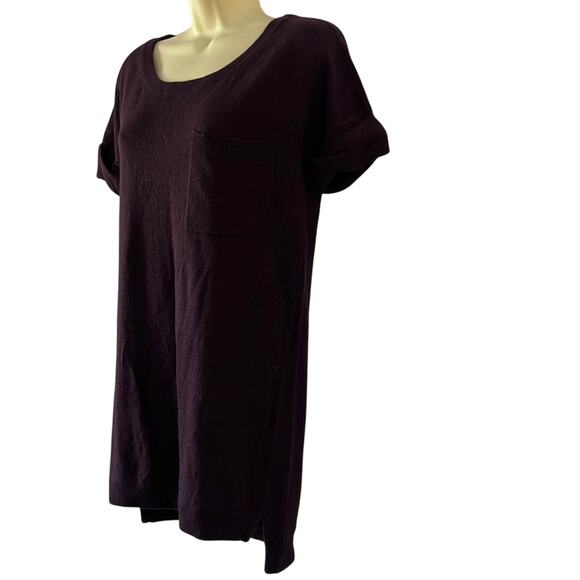 Wallace XS Dark Purple Tunic Sweater Y2K Vintage - Picture 3 of 10